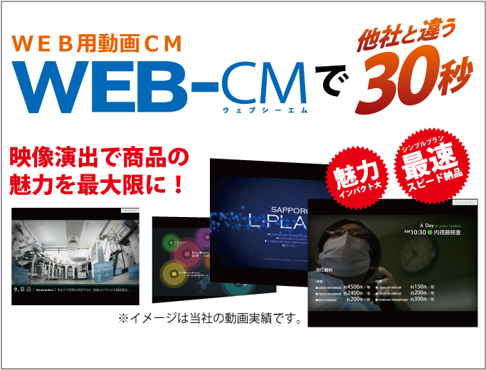 Web動画 映像制作 東洋株式会社 札幌市東区の印刷 ｗｅｂ制作 イベント 看板作成